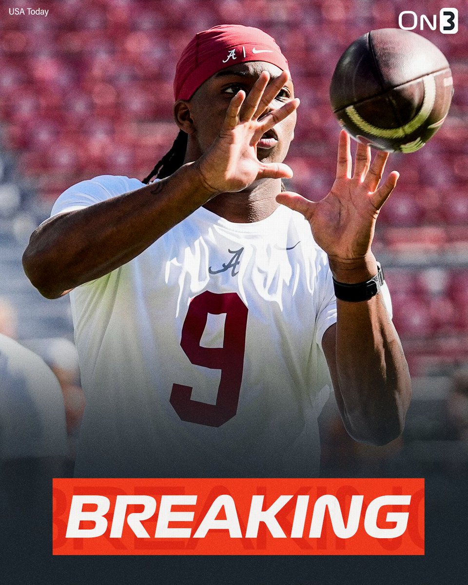 On3 (@on3sports) on Twitter photo BREAKING: Alabama 5-star true freshman CB Jaylen Mbakwe plans to enter the NCAA Transfer Portal, <a href="/Hayesfawcett3/">Hayes Fawcett</a> reports👀
on3.com/transfer-porta… BREAKING: Alabama 5-star true freshman CB Jaylen Mbakwe plans to enter the NCAA Transfer Portal, <a href="/Hayesfawcett3/">Hayes Fawcett</a> reports👀
on3.com/transfer-porta…