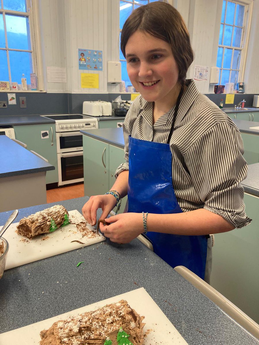 Well done to Ciara and Holly who won our design and make a Christmas log challenge in Home Economics.