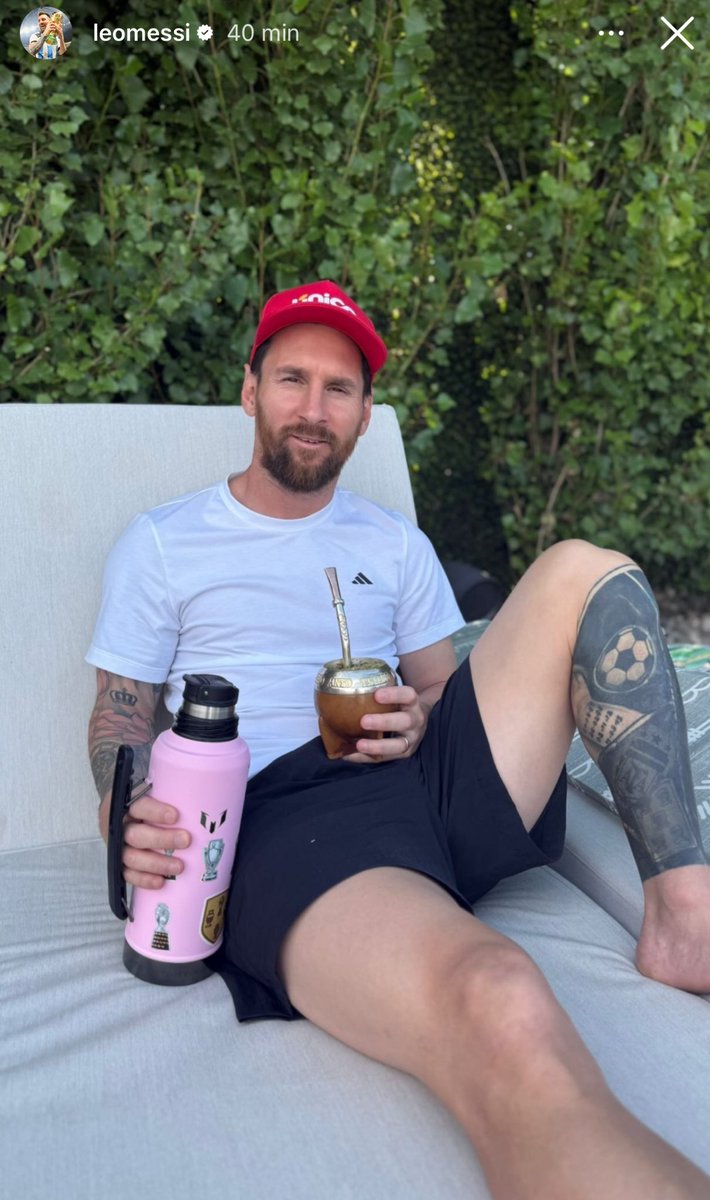 Messi vía Instagram.