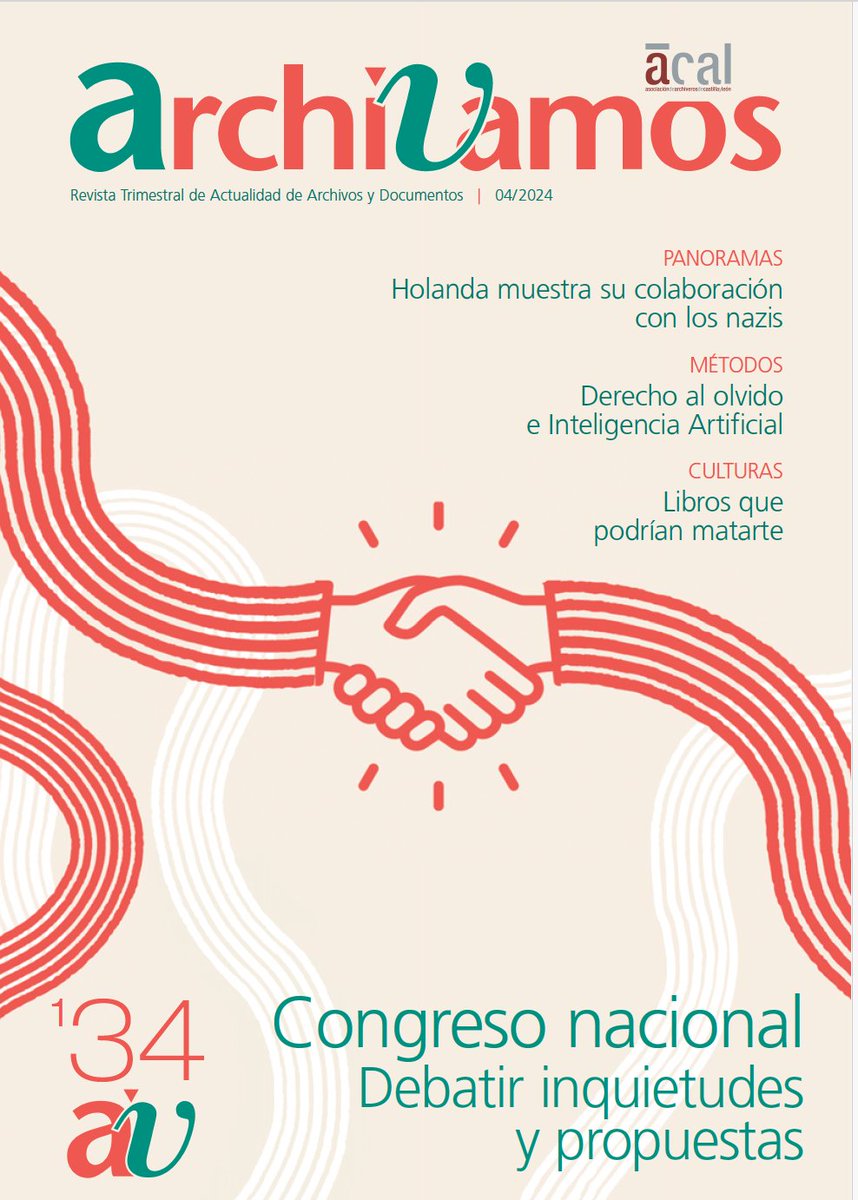 AsociacionACAL's tweet photo. Estamos imprimiendo el último numero de #Archivamos de este año en el que Joaquim Llanso analiza el 1 congreso nacional de archivos https://t.co/8L8bDqisD7