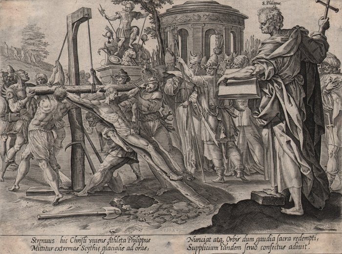ImpactoEterno's tweet photo. 2. Felipe

Felipe fue martirizado hacia el año 54 d.C. en Hierápolis, Frigia, tras convertir a la esposa de un procónsul romano.

Enfurecido, el procónsul ordenó crucificar a Felipe.

Felipe continuó predicando mientras estaba crucificado https://t.co/ZkyiDOZavy
