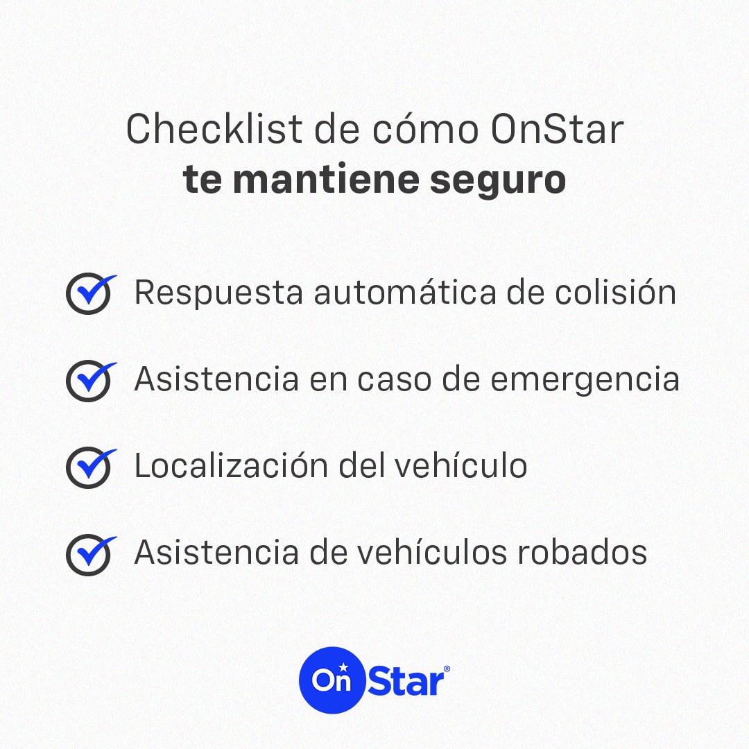 DistribuidorGM's tweet photo. Con OnStar, puedes comunicarte con un Asesor en vivo las 24 horas del día, los 365 días del año, para recibir ayuda en una emergencia, instrucciones de Navegación Paso a Paso, Asistencia en el Camino y mucho más. https://t.co/54DoavDgIY