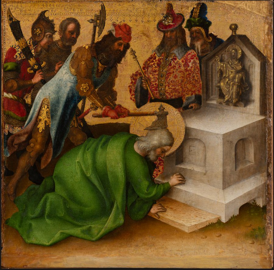 ImpactoEterno's tweet photo. 11. Matías

Matías, elegido para sustituir a Judas, fue martirizado hacia el año 80 d.C.

Fue apedreado y luego decapitado, posiblemente en Etiopía. https://t.co/7Nu2znqkLa