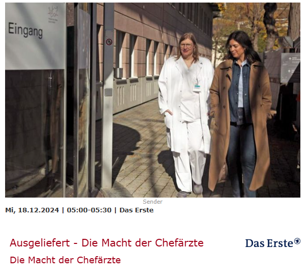 PeterSchwarz11's tweet photo. Medizinische Fehler, körperliche Übergriffe, Verleumdungen: Für Chefärzte bleibt ein solches Verhalten oft ohne Konsequenzen. Ärztinnen, die #Missstaende in #Kliniken anprangern, werden systematisch aus dem Job gemobbt oder bedroht.
#Mobbing Recherchen von #ReportMainz. https://t.co/1RpqCYt6q5