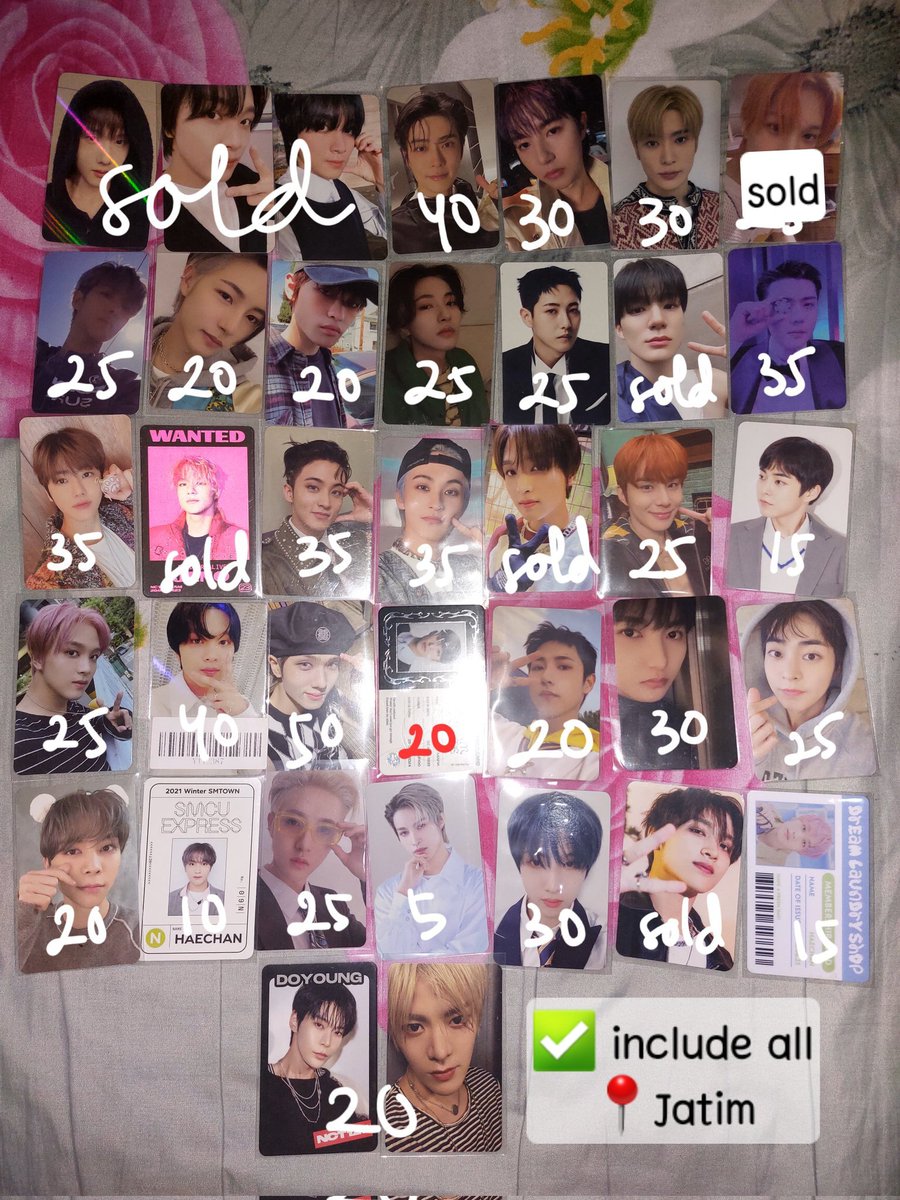 HELP RT‼️
wts // want to sell lfb aab nct exo

📍Jatim
🌱shopee🍊 include all
🌱condi by dm💌

tag wts wtb nct nctdream nct127 wayv exo haechan renjun jisung jaemin jeno jaehyun jungwoo johnny kai sehun makestar dream scape pink christmas dftf exist sg24 fact check istj