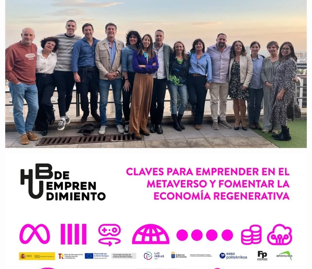 easo politeknikoa (@easopolitek) on Twitter photo Abian da "Hub Emprendimiento claves para emprender en el metaverso y fomentar la economía regenerativa" proiektua.
<a href="/cifplasindias/">CIFP Las Indias</a> enpresak gidatutako ekimena, <a href="/adventurees/">agung nuryaman</a> enpresarekin eta gure zentroarekin lankidetzan.
#hubemprendimiento Abian da "Hub Emprendimiento claves para emprender en el metaverso y fomentar la economía regenerativa" proiektua.
<a href="/cifplasindias/">CIFP Las Indias</a> enpresak gidatutako ekimena, <a href="/adventurees/">agung nuryaman</a> enpresarekin eta gure zentroarekin lankidetzan.
#hubemprendimiento