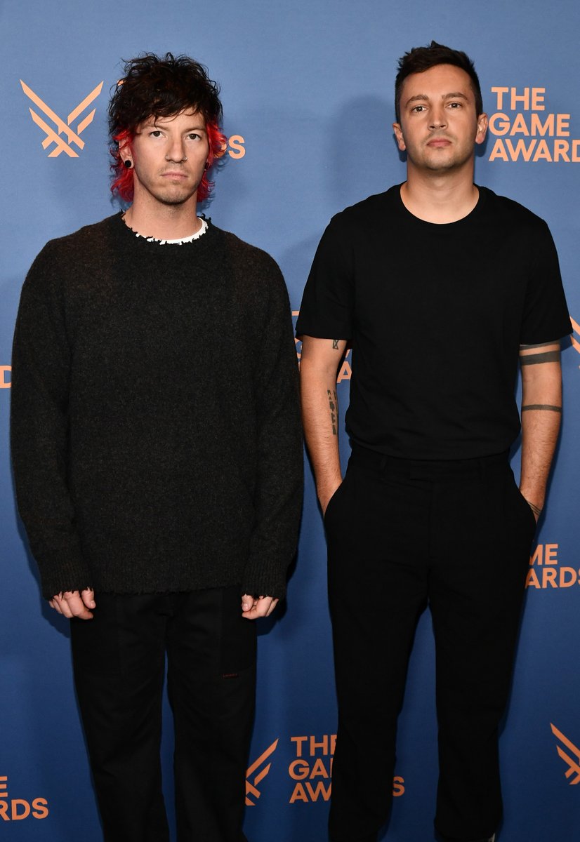 thegameawards's tweet photo. Last week, @twentyonepilots arriving at #TheGameAwards https://t.co/fSGco0R0zk