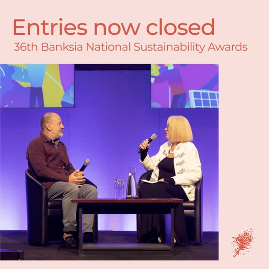 Entries have now closed for the 36th National Banksia Sustainability Awards! Stay tuned for further updates on our award process.⁠⁠
We thank everyone who entered and are excited to find our next award winners for 2025. ⁠
⁠#BanksiaFoundation #awardseason #sustainabilityawards