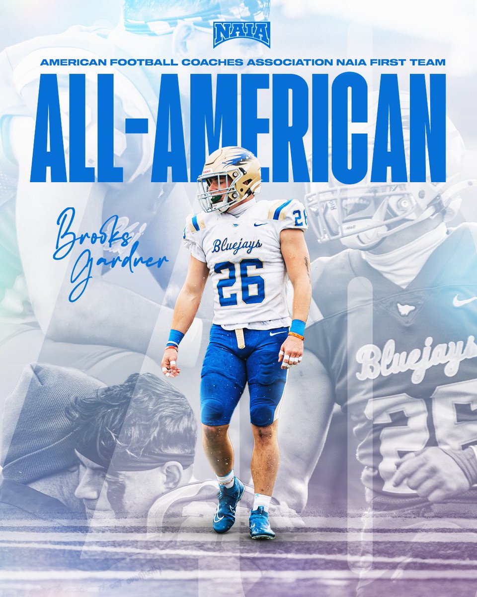 𝙇𝙊𝙉𝙂-𝙎𝙉𝘼𝙋𝙋𝙄𝙉𝙂 𝙇𝙀𝙂𝙀𝙉𝘿. 🔥

𝘽𝙧𝙤𝙤𝙠𝙨 𝙂𝙖𝙧𝙙𝙣𝙚𝙧 was named AFCA NAIA All-American First Team Long Snapper for the second season in a row. Gardner was a key contributor to the Bluejays’ Special Teams all season long and throughout his entire college career.