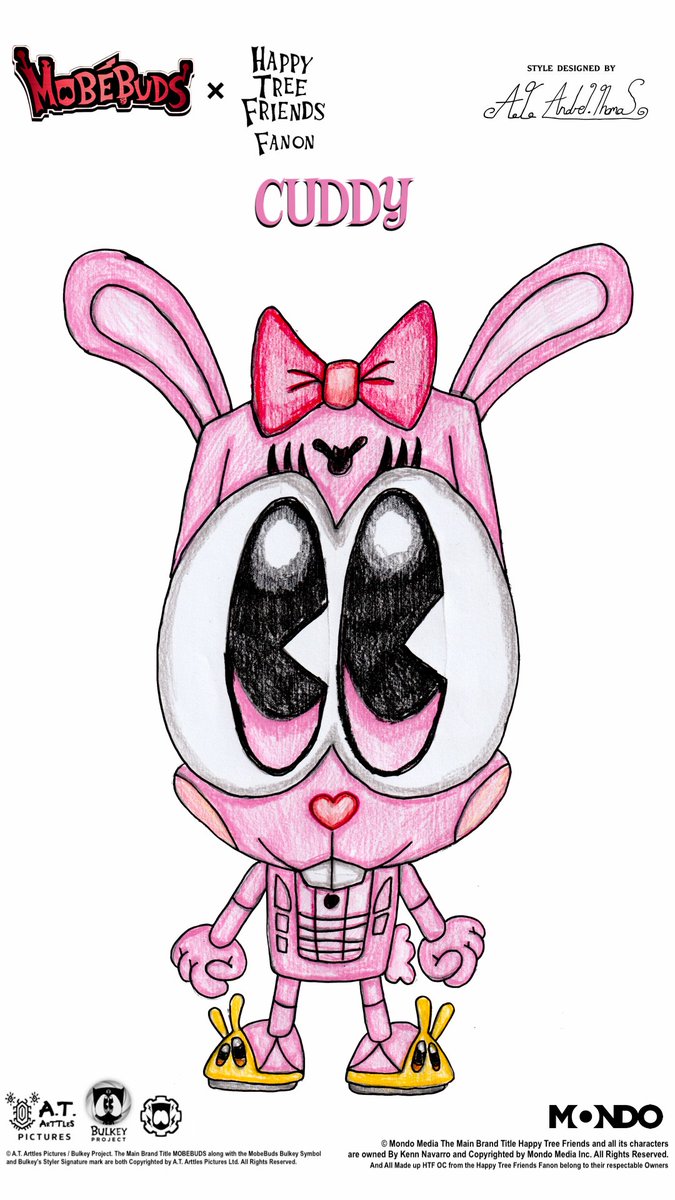 ATAndreiThomas's tweet photo. Mobebuds x Happy Tree Friends Fanon - Poster | Cuddy
#2024 #MobebudsvsHappyTreeFriends #HappyTreeFriends2024 #HappyTreeFriends #Mobebuds #ATAndreiThomas #Drawing #htfoc #htffan #HTFCuddy #Cuddy
Here is the Finishing Sketched picture of HTF Fanon: Cuddy in Mobebuds Style the original happy tree friends oc character was done by cuddlesnam via Deviantart https://t.co/lHSlYcDVxy
the link to the video: https://t.co/WoZQuK4P0e