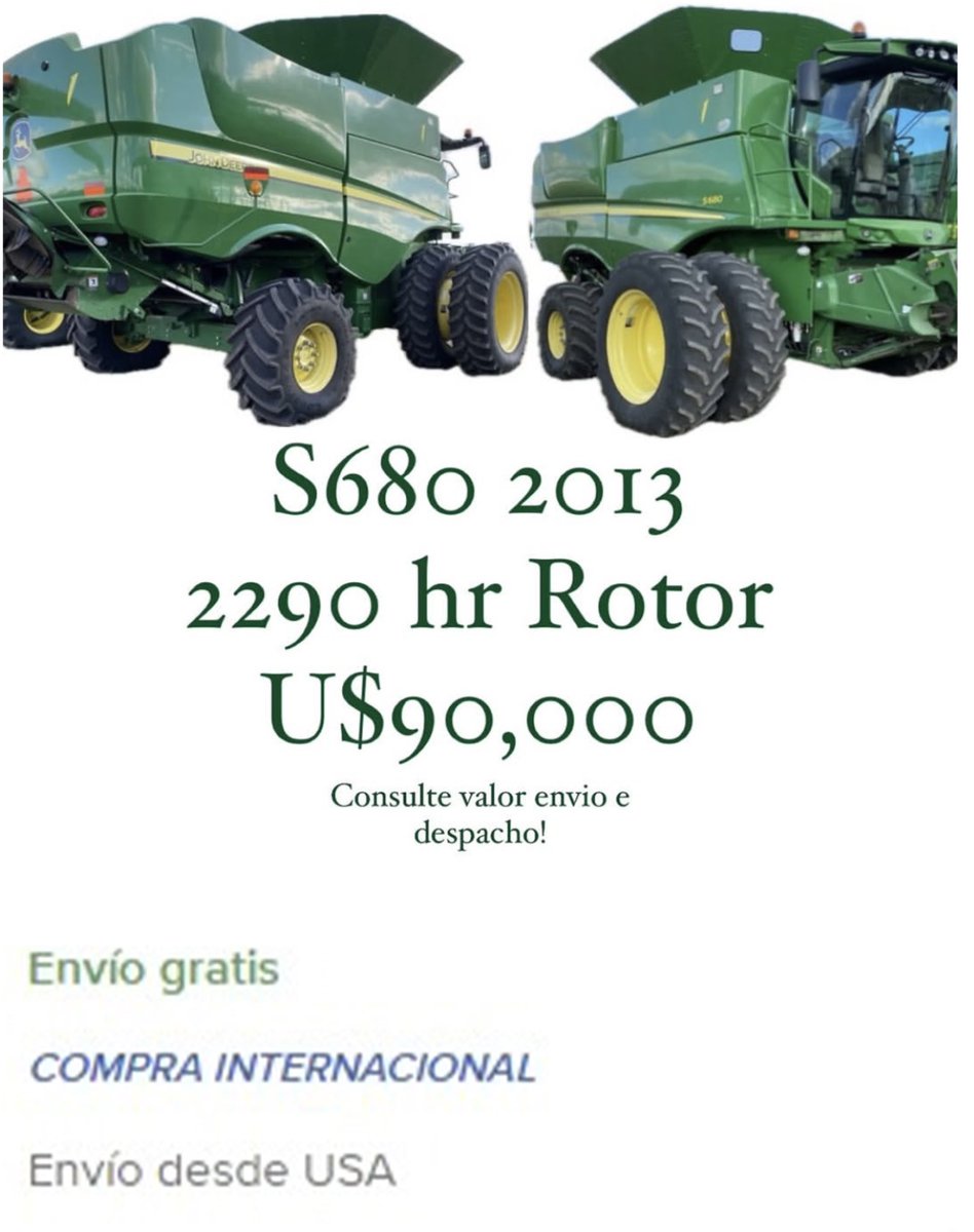 IngSierraEdu's tweet photo. @LuisCaputoAR Toto sos un Populista, para comprar boludeces hay dólares para bajar retenciones a nuestros fundidos productores no y tienen que pagar la maquinaria agrícola más cara del planeta. 

Indefendible hermano. https://t.co/Qi7L3XvyU0