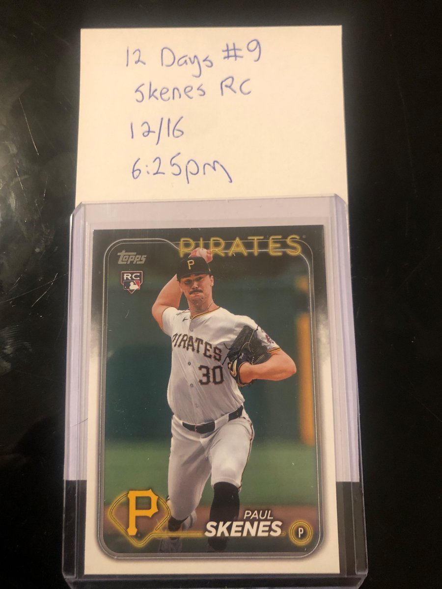 MVB12783's tweet photo. 12 Days of Giveaways #9

2024 Topps Update Paul Skenes RC #US100

Guess the number between 1-50

First correct guess wins the card!
One guess per account!

Good luck! https://t.co/euOfVFypxY