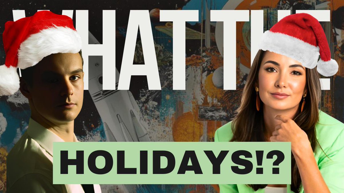 Will there be HOLIDAYS AFTER HUMANS!?

Join us! Tonight 7pm ET

······· 

WATCH: youtube.com/live/JQNaRViL0…