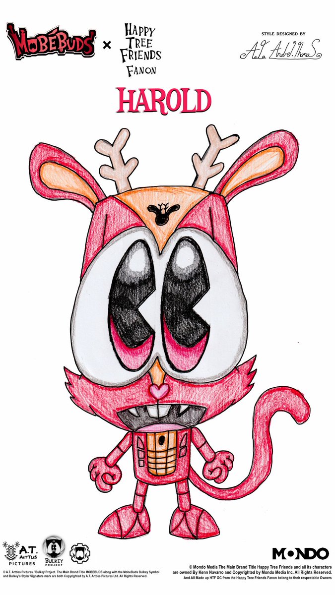 ATAndreiThomas's tweet photo. Mobebuds x Happy Tree Friends Fanon - Poster | Harold
#2024 #MobebudsvsHappyTreeFriends #HappyTreeFriends2024 #htfocTreeFriends #Mobebuds #ATAndreiThomas #Drawing #htfoc #htffan #HTFHarold #Harold
Here is the Finishing Sketched picture of HTF Fanon: Harold in Mobebuds Style the original happy tree friends oc character was done by Zula-Toybox via Deviantart https://t.co/HvGMswf6fQ
the link to the video: https://t.co/ig4c70iXpL
