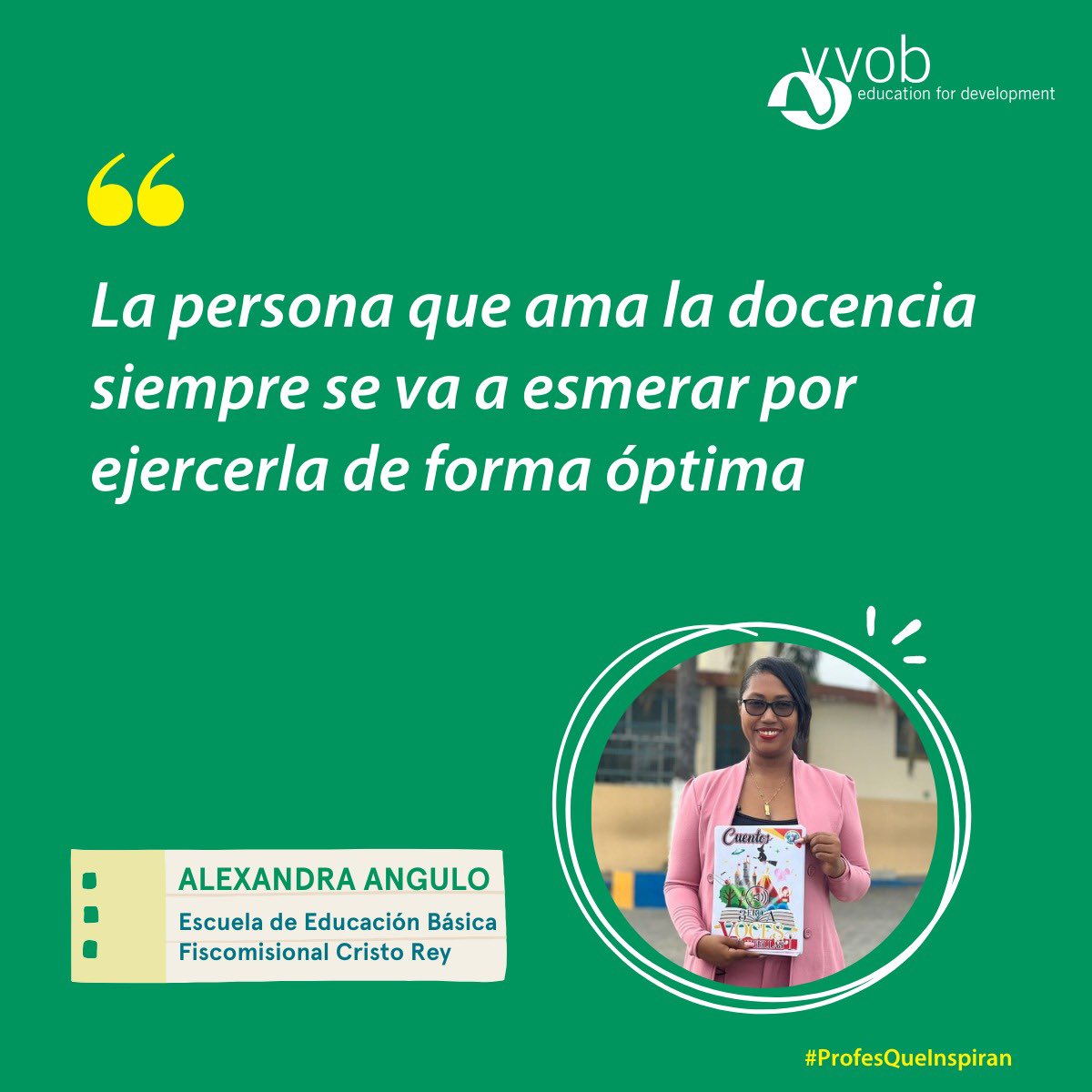 #ProfesQueInspiran

Hoy presentamos a:

Alexandra Angulo Ferrín 👩‍🏫

Fuente: lahora.com.ec/esmeraldas/ale…

Facebook: m.facebook.com/story.php?stor…
