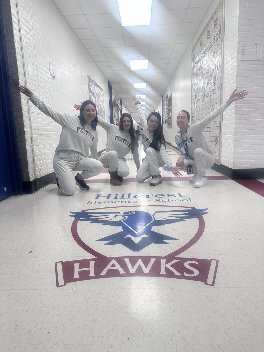 Rethink_ENL's tweet image. Feeling festive on pajama day with the best team in the world! #hillcrest #peekskillcsd
