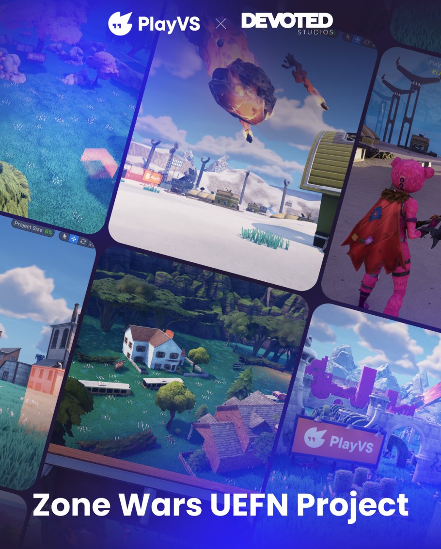 devotedfusion_'s tweet photo. We teamed up with @PlayVS to create a custom 2v2 deathmatch mode for #Fortnite! 🚀
In just under 2 months, we built 25 unique arenas &amp; custom rules🔥

Check out the case study here: https://t.co/ZPPmHEK2Qq

 #PlayVS #ZoneWars #GameDevelopment #UEFN #DevotedStudios https://t.co/edFeCrGWK5