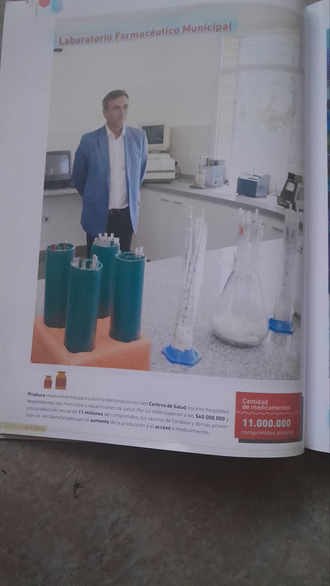 Le adjunto  foto de archivo  con la información,  por si se le olvidó  al actual gobierno mun. Antes de <a href="/ramonjmestre/">Ramón Mestre</a> era farmacia y funcionaba de manera limitada e insalubre para el personal.  Fue Mestre quien creó el Laboratorio . Como todo gobierno radical priorizó la salud.