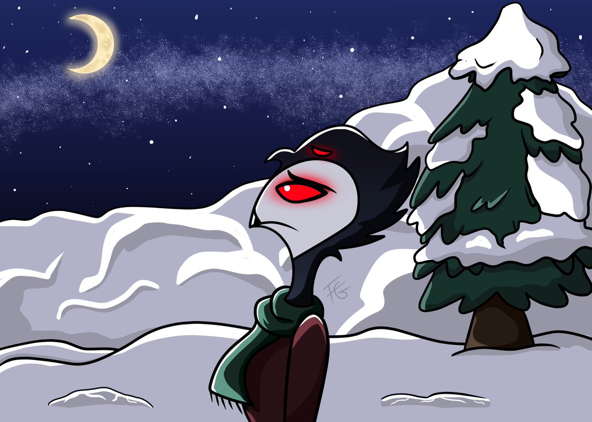 gosuguinn's tweet photo. Stolstice Week Day 1: The Cold Moon
Tried hard instead of soft highlights &amp; shadows
#StolsticeWeek #Stolas #HelluvaBoss #HelluvaBossFanart https://t.co/jdhkB8pMlv