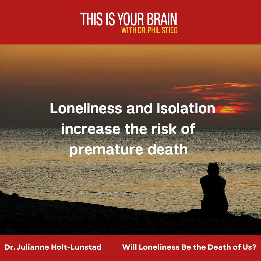Loneliness  is as much a public health threat as smoking, obesity, and excessive alcohol use.

Dr. <a href="/jholtlunstad/">Julianne Holt-Lunstad, PhD</a> shares how we got here and how we can counteract #loneliness. 

podcasts.apple.com/us/podcast/wil…