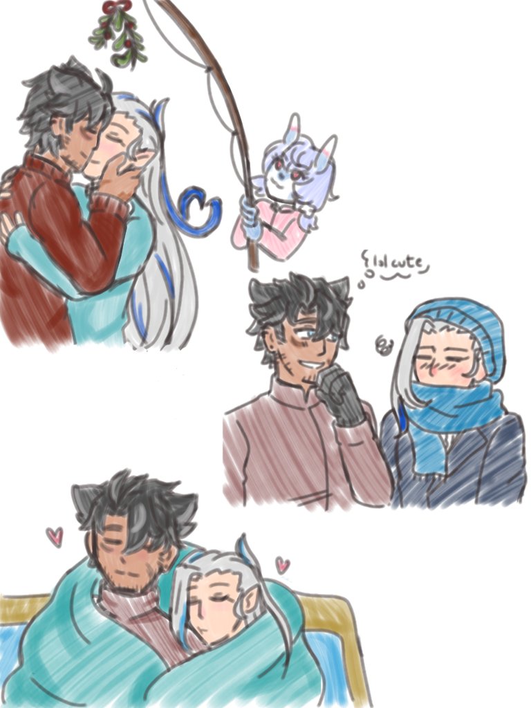 Prerona2411's tweet photo. Some winter #wriolette stuff :3 https://t.co/PG6Oimgjs2