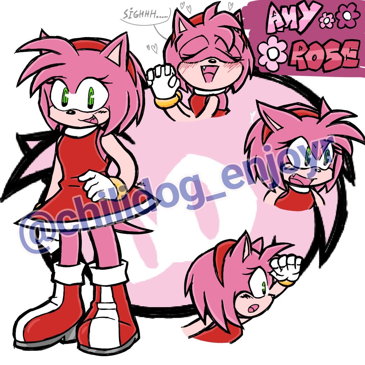chilidog_enjoyr's tweet image. The Rose with thorns herself, this one took me a while bc im lazy :ppp

#SonicTheHedgehog #SonicMovie3 #SonicFanart #sonicart #AmyRose #sonic #fanart #art
