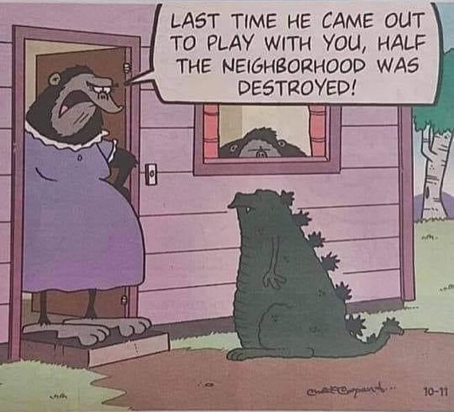 14_kaiju's tweet photo. Poor Godzilla https://t.co/5jCNDvRi7h