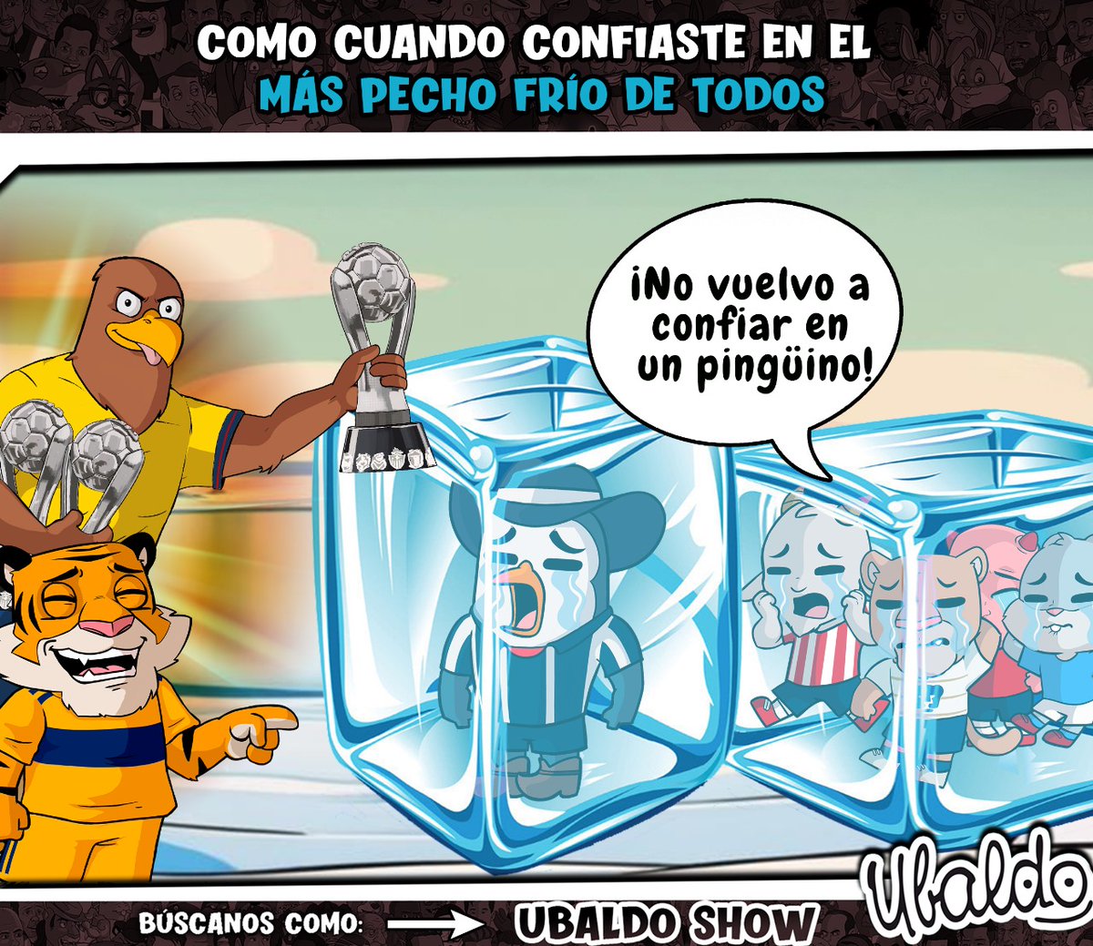 A quien se le ocurre confiar en un pecho frío 🤣🤣 #America #Monterrey  #Chivas #Pumas #CruzAzul #Toluca #Tigres, image size:1200x1039