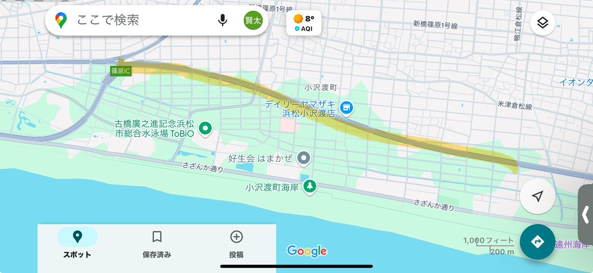 NatureAlloy's tweet photo. 浜名バイパス通行止め？
倉松東〜篠原大渋滞😇

そんな時はキャンプでもしようぜ🏕️ https://t.co/NF1Rma6wx2
