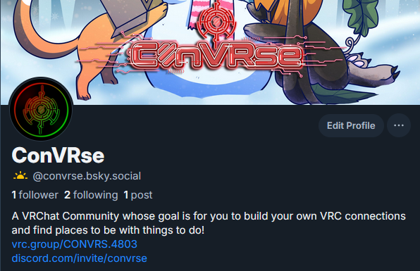ConVRseVRC's tweet photo. As requested by Staff, we are moving!!! We'll still be (probably as active as before) here, but please consider following us over there too! We've got a lot of really fun announcements to make soon! https://t.co/2ePSN0NIws