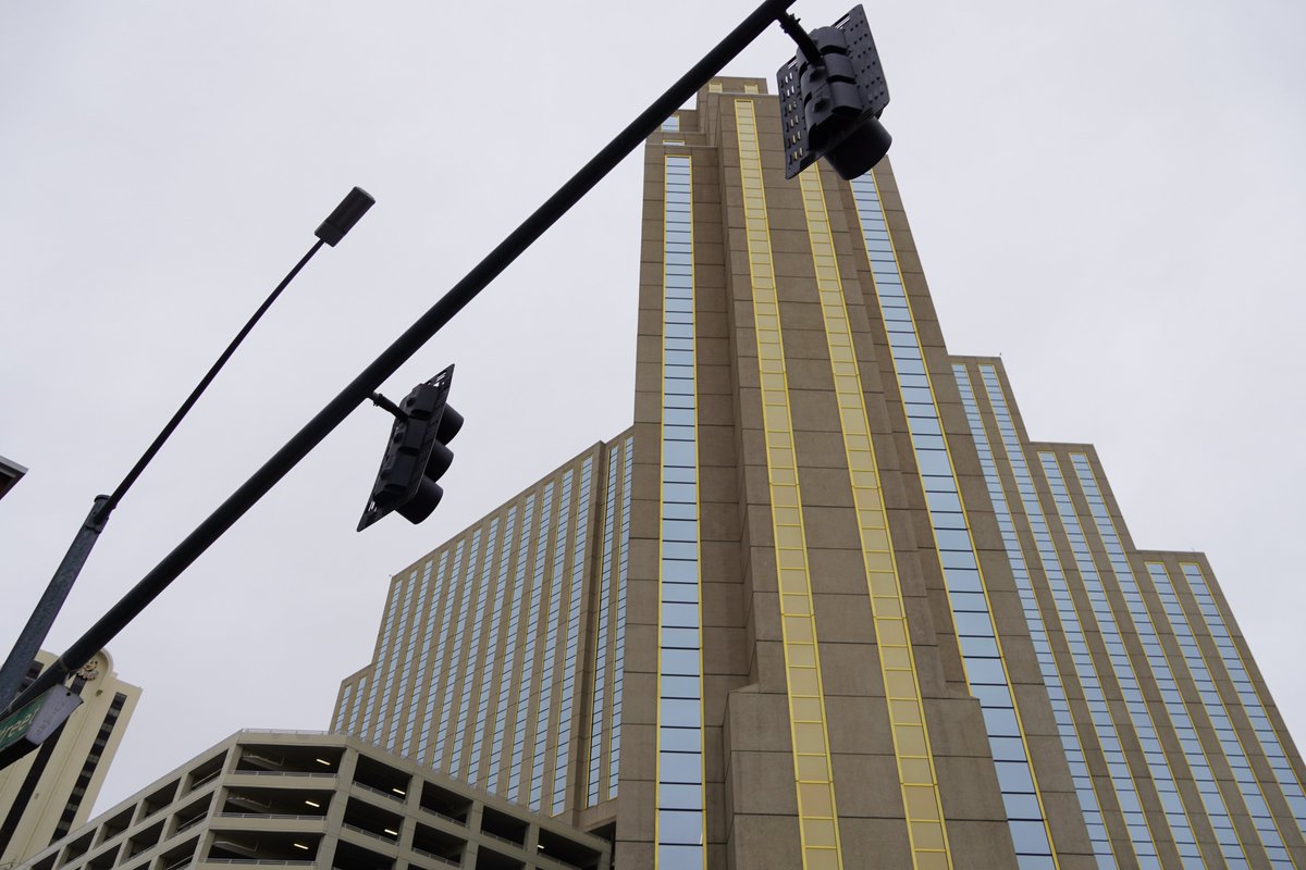 OurTownReno's tweet photo. A dreary, gloomy, grey sky for this afternoon's commute in Reno. #streetphotography #renostreets #downtownreno #renosky #renocommute https://t.co/32r4hIocgY
