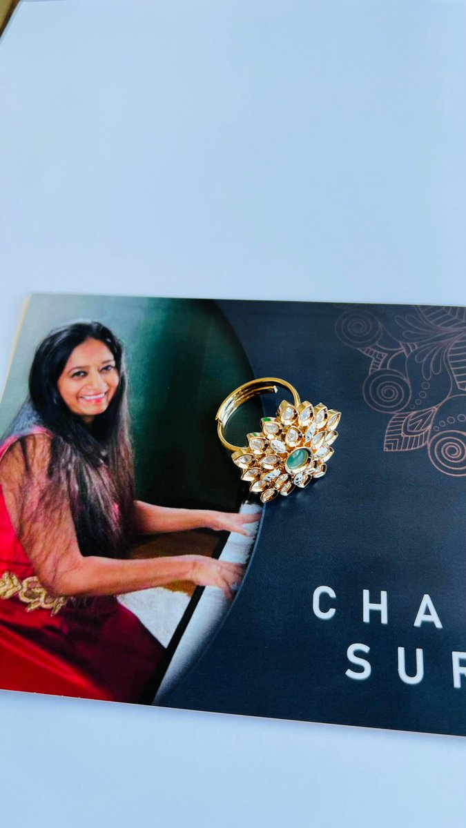 charusurimusic's tweet photo. New #merch added by demand: Raga Bhairavi rings (adjustable), ships in time for the #holidays! 

Tyani stones, artisanally crafted in Delhi, non-reactive sterling silver! 

https://t.co/K7KPp9a28M #bharavi #jewelry #raga https://t.co/B39zsHCK0m