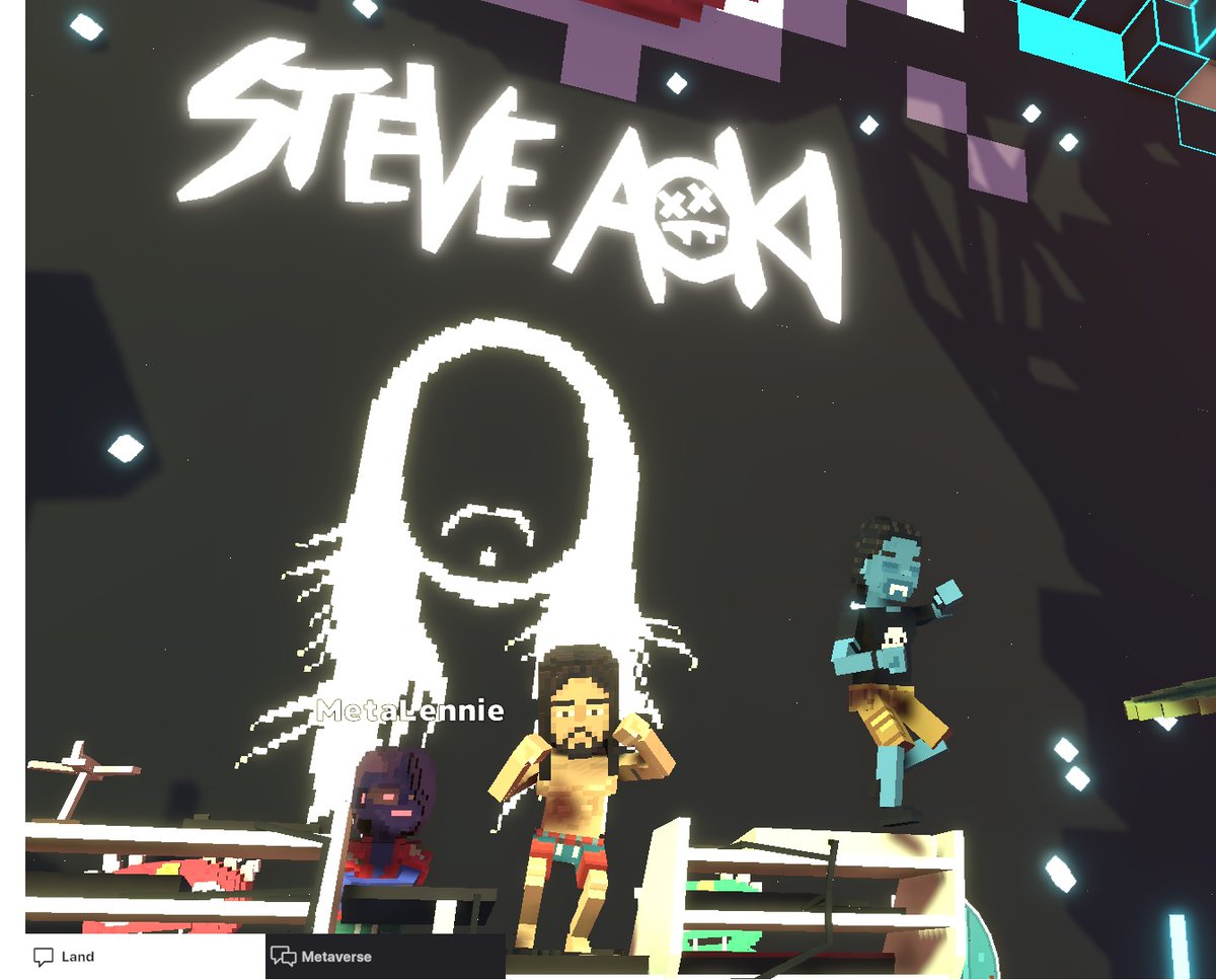 🥳🎊 Partying it up at the Alpha Season 4 bash in <a href="/TheSandboxGame/">The Sandbox</a> Hub! The metaverse knows how to throw a party! register-landings.sandbox.game/alphaseason4-s… #TheSandbox #AlphaSeason4 #AS4SocialChallenge