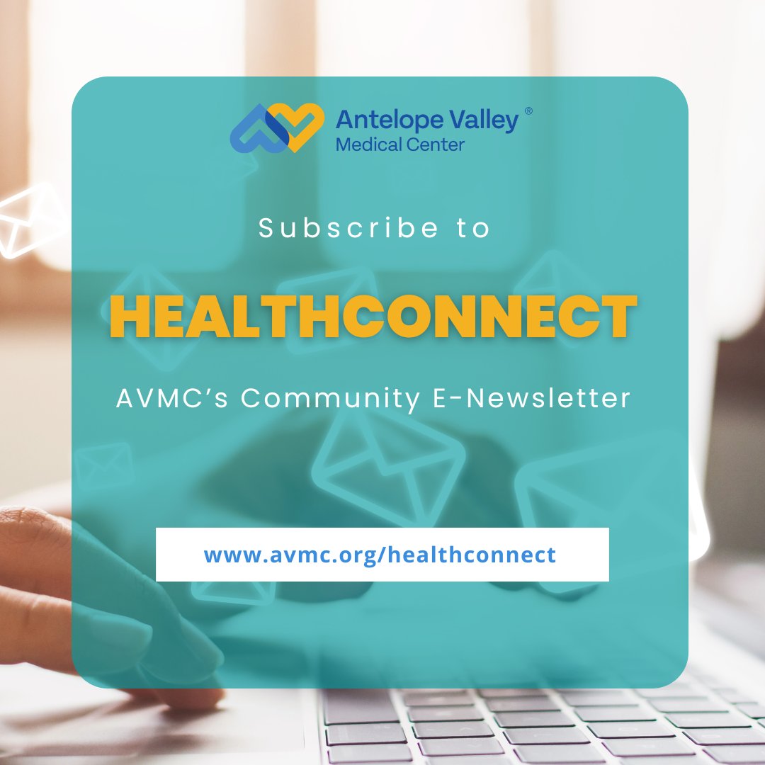 avmedicalcenter's tweet image. New Year, new health goals! 🌟 Make 2025 your healthiest year yet with #HealthConnect, #AVMC’s exclusive e-newsletter. Get #wellness tips, event updates, and the latest #hospital news—delivered straight to your inbox. 💌✨ Subscribe today! avmc.org/healthconnect
#StayConnected