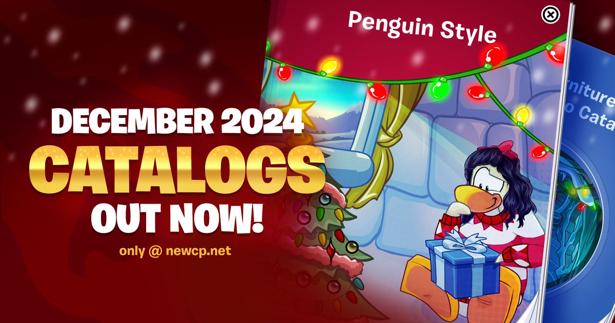 The Penguin Style and Furniture Catalog just dropped for December! 🧑‍🎄

Waddle in style and deck your igloos because even penguins need to slay (sleigh?) this holiday season.

There's also an update coming tomorrow with small features &amp; bug fixes. Patch notes in 24hrs!!