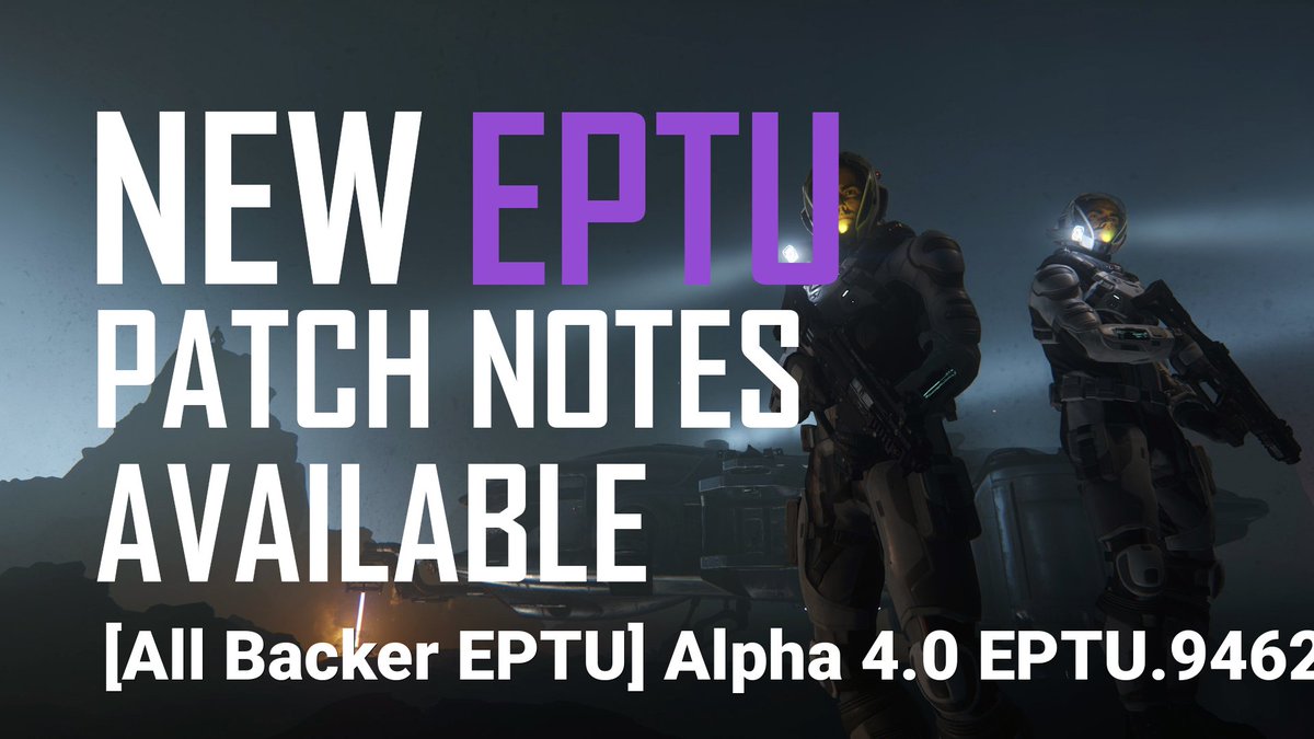 starcitizenbot's tweet photo. Star Citizen
 [New patch notes detected @ 2024/12/16 16:00:03]
 [All Backer EPTU] Alpha 4.0 EPTU.9462348

See details: https://t.co/a9t3B1AsA5

#starcitizenbot #starcitizen #robertsspaceindustries #squadron42 #RobertsSpaceInd #CloudImperium https://t.co/zidPLa2CO2
