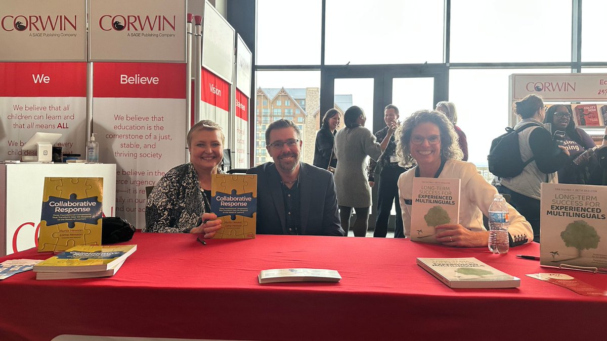 CorwinPress's tweet photo. So many engaging conversations between educators and thought leaders at #LearnFwd24 last week! Who did you chat with?

@LearningForward @DFISHERSDSU @NancyFrey @drmarciatate @tguskey @jimknight99 @Jigsaw_Learning @easkelton https://t.co/JeTxbQ2ier