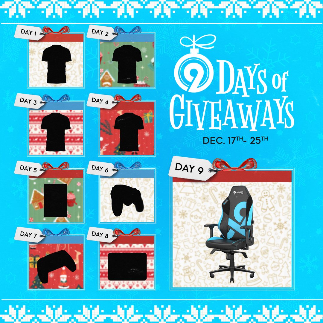 Cloud9's tweet photo. 🎁 9 Days, 9 Club9 Giveaways!
🤘 All Club9 members automatically get 1 entry.
✅ Complete the daily quests every day for an additional entry!
Grand Prize: @secretlabchairs TITAN Evo C9 Edition chair
#Club9DaysOfGiveaways https://t.co/xac2adiI3I