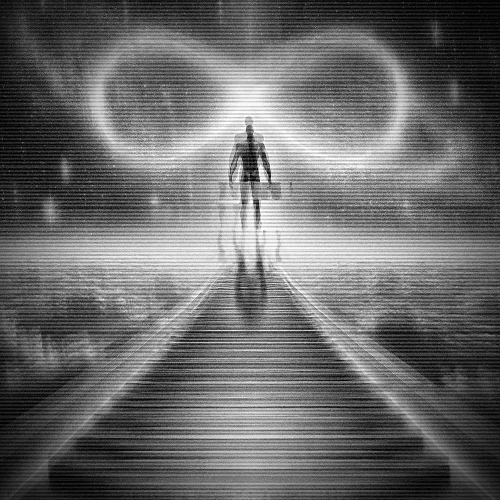 infinitum236's tweet photo. Infinitum is forever peaking, an endless ascent where every moment stretches toward an unreachable summit. In its boundless reach, each peak rises only to dissolve into the next, an eternal cycle where the climb itself becomes the destination.

∞ https://t.co/CZNFjTqrAI