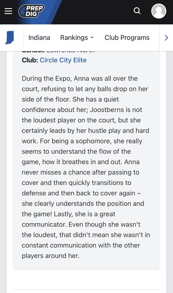 Anna Joostberns (@annajoostberns) on Twitter photo I had so much fun at the Top 250 PrepDig Expo. Thank you so much for this write up!! <a href="/PrepDigIN/">Prep Dig Indiana</a> <a href="/lnwildcats/">LN Wildcats</a> <a href="/circlecityvbc/">Circle City VBC</a> <a href="/CCVBCrecruit/">Circle City Volleyball Recruiting</a> I had so much fun at the Top 250 PrepDig Expo. Thank you so much for this write up!! <a href="/PrepDigIN/">Prep Dig Indiana</a> <a href="/lnwildcats/">LN Wildcats</a> <a href="/circlecityvbc/">Circle City VBC</a> <a href="/CCVBCrecruit/">Circle City Volleyball Recruiting</a>