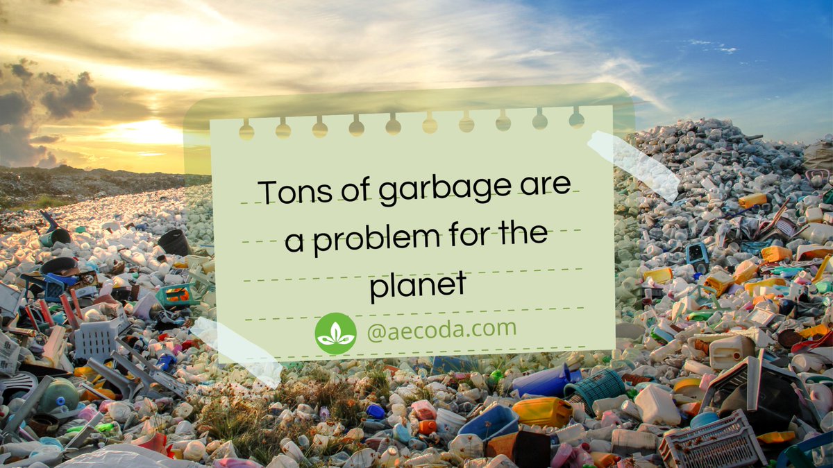 aecoda_com's tweet photo. Tons of garbage are a problem for the planet.

#ZeroWaste #DesperdicioAlimentario #FoodWaste #Food #Change #Contamination #Contraeldesperdicio #Desperdicio #Savemoney #Garbagefood #Trash https://t.co/Xgwfd3MlkH