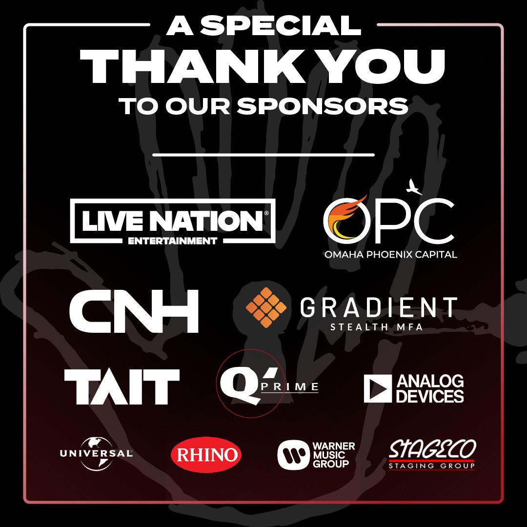 Metallica (@metallica) on Twitter photo We must extend our sincere, immense gratitude to our 2024 Helping Hands Concert & Auction sponsors. We know that whatâs on stage gets the limelight, but our generous sponsors are what make a show like this possible.
Massive thanks to our presenting sponsors, <a href="/LiveNation/">Live Nation</a> and We must extend our sincere, immense gratitude to our 2024 Helping Hands Concert & Auction sponsors. We know that whatâs on stage gets the limelight, but our generous sponsors are what make a show like this possible.
Massive thanks to our presenting sponsors, <a href="/LiveNation/">Live Nation</a> and