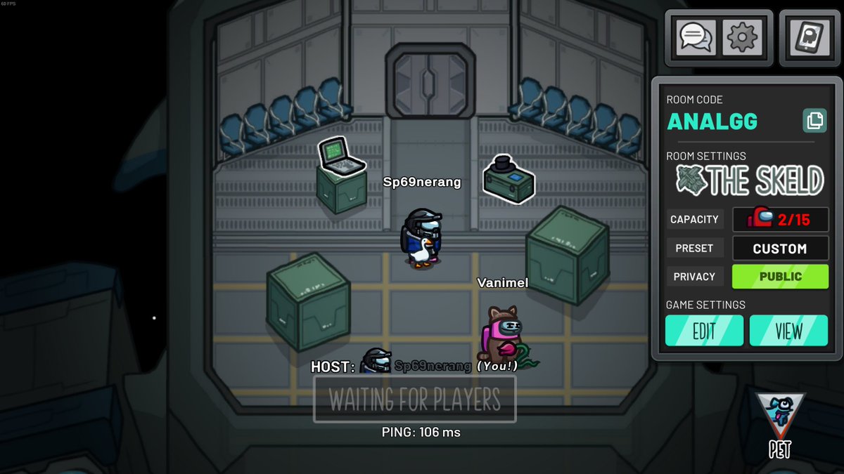 SpoonSpoonerang's tweet photo. I think I won @AmongUsGame with this room code. https://t.co/iq37XZ0roI