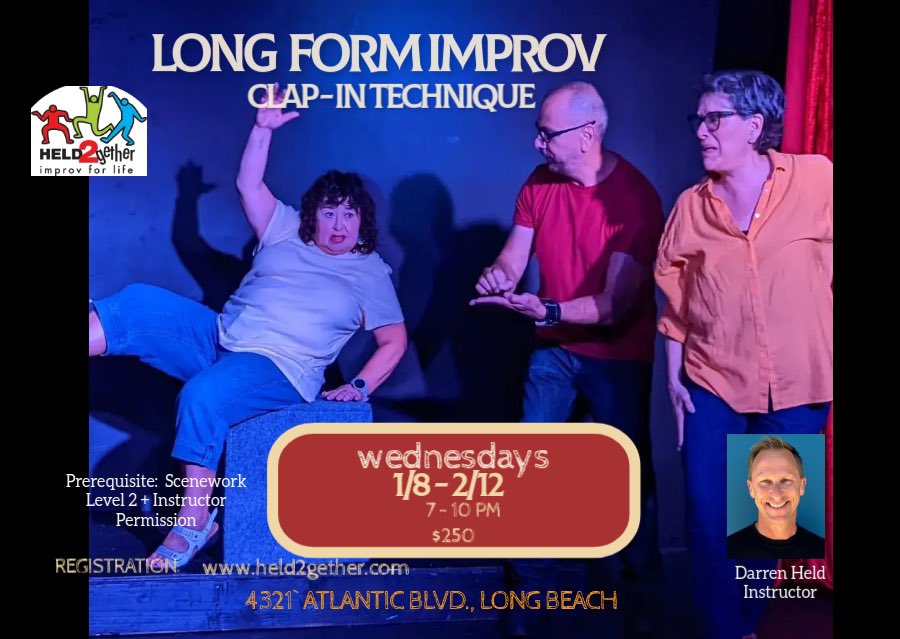 Held2gether's tweet photo. Our January classes are OPEN for registration! We have a variety of classes this New Year from Scenework to Farce Narrative! Check out our website for more information and to register. Link in bio! https://t.co/rbzY7qwPrJ