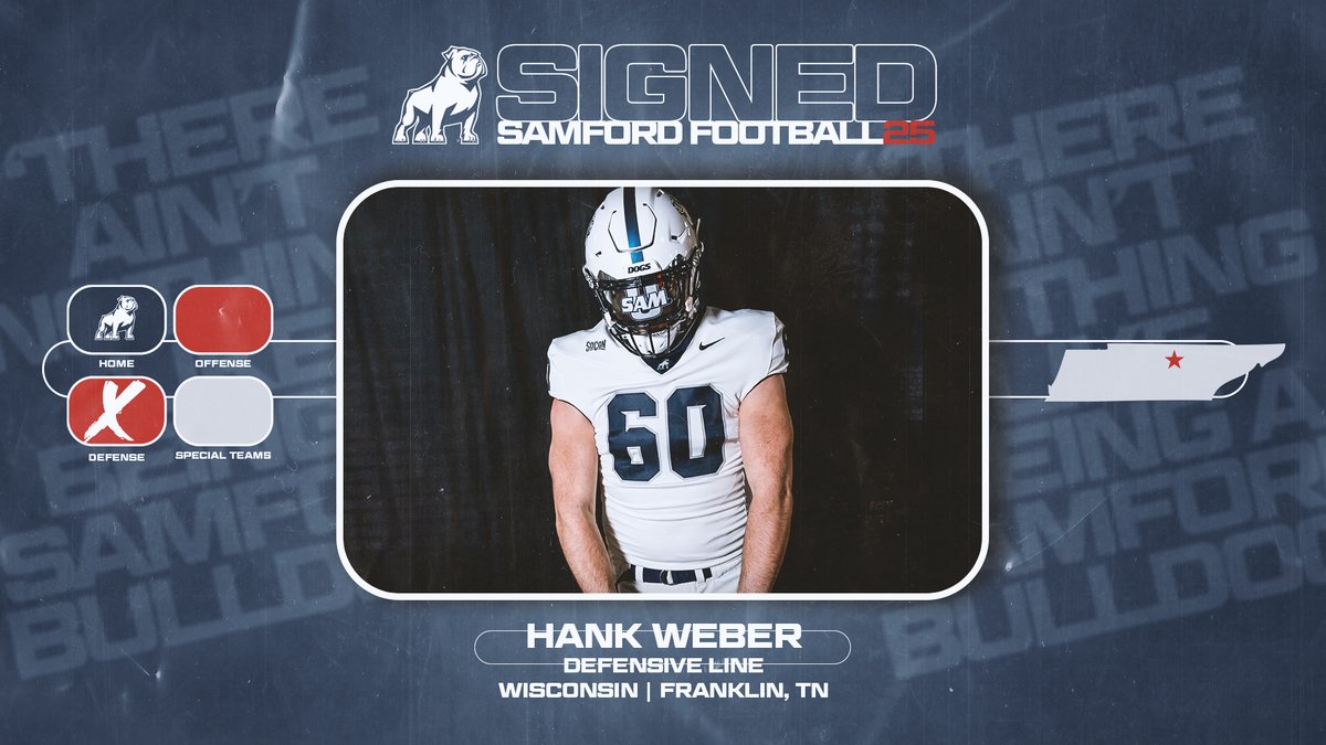 .<a href="/hankweber8/">hank weber</a> is officially a Bulldog!

#HatchAttack | #AllForSAMford