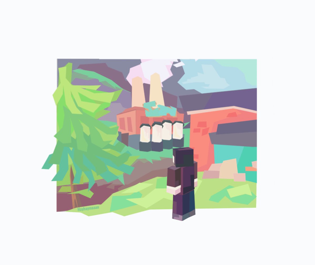 hayhaymaaan_'s tweet photo. loveing mumbo's new factory 
#mumbojumbofanart https://t.co/GhsGetHkVd