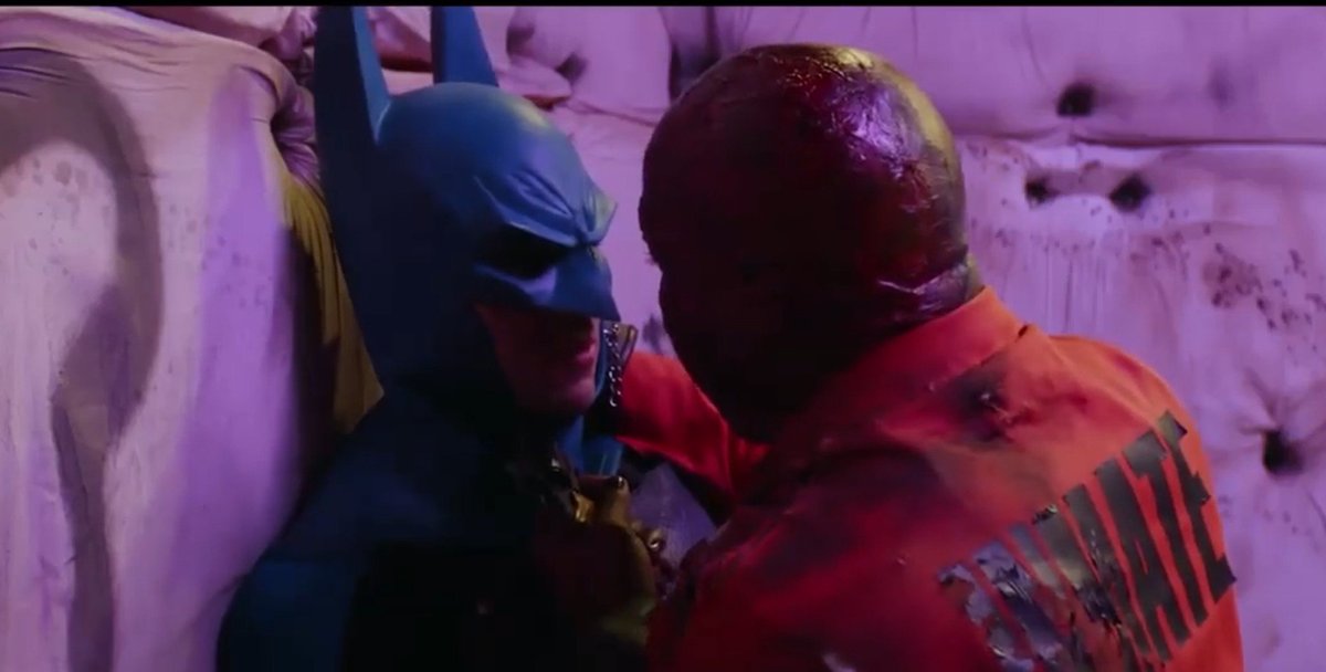 Man90B's tweet image. Batman visits TwoFace in prison where he tries to convince his old friend to give up the life of crime, but the new villain isn't convinced. Instead of trying theraphy... he tries to get rid of Gotham's protector.

#batman #batmanbeaten #herointrouble