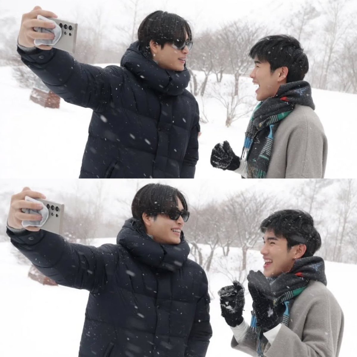 pitchoar's tweet photo. : คุณดู หิมะเต็มภูเขาเลย สวยมากกก
: น่ารักครับ https://t.co/2ceDWRzEGN