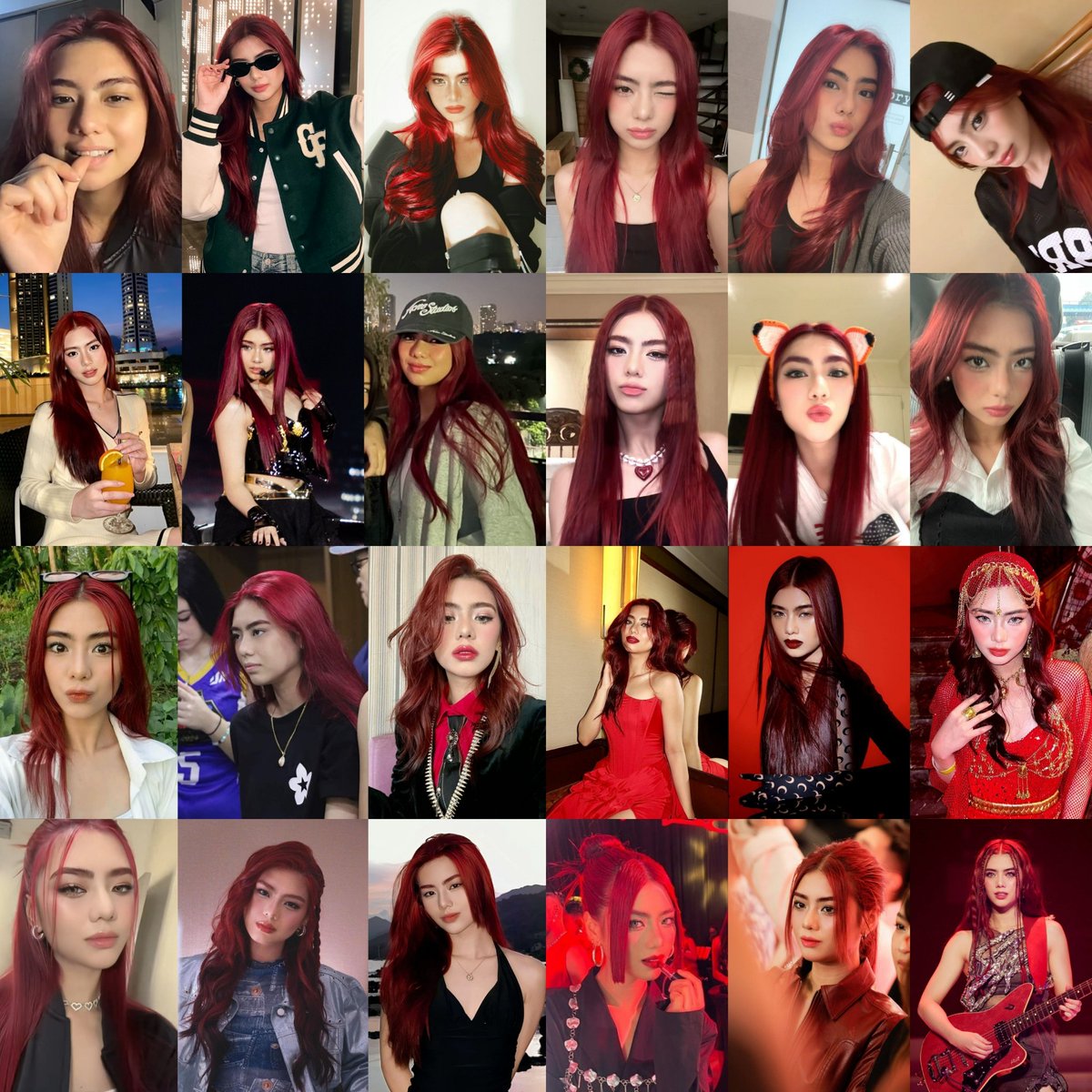 mikhalyn_'s tweet photo. Red haired mikha lim isn't just a hair color. It's a cultural reset. It's a breath of fresh air. It is revolutionary. A game changer. An escape from this cruel world. It's an art. A masterpiece. A warm hug from a loved one. A therapy. Everything you’ve ever wanted. https://t.co/H1oph45peE