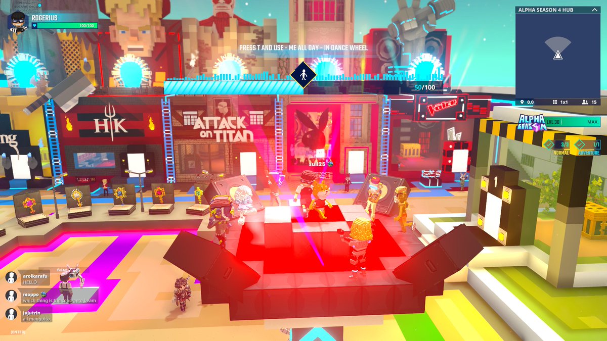 MohacsiMate's tweet photo. 🥳🎊 Partying it up at the Alpha Season 4 bash in @TheSandboxGame Hub! The metaverse knows how to throw a party! https://t.co/tJm3xIWN7s #TheSandbox #AlphaSeason4 #AS4SocialChallenge https://t.co/Z6eVknbzBN